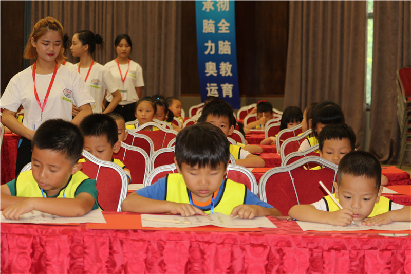 中國腦力王巔峰賽東莞分賽區幼兒組二維空間的考核